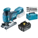 Makita DJV181Z Akku-Stichsäge Pendelhub 18V DJV181 + 1x Akku 18V 6Ah im Makpac