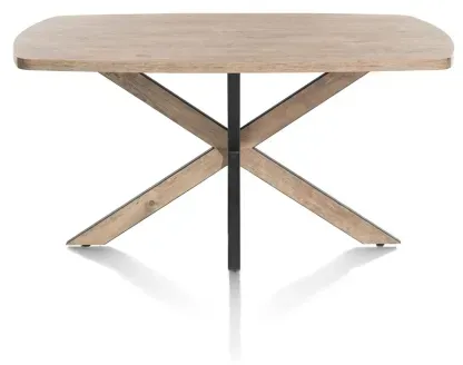 Habufa Tisch Pantin 150x120cm, HPL Barn Wood