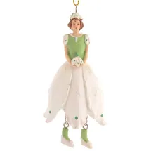 ROSEMARIE SCHULZ Heidelberg Blumenmädchen Figuren zum Hängen1 Stück Märzenbecher Blume (Märzenbecher-Weiß)