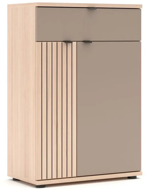 Innostyle Schuhschrank Pisa Dekor Basalt