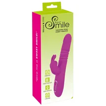 Sweet Smile Rabbitvibrator „Thrusting Pearl“ mit Stoßfunktion und Rotation, pink