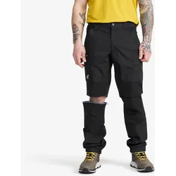 Nordwand Pro Zip-off Pants Herren Jetblack, Größe:XS - Hosen > Zip-off-hosen - Schwarz