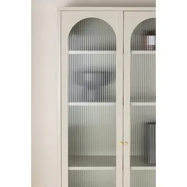 VCM Vitrine Lima 80 x 35 x 180 cm Beige