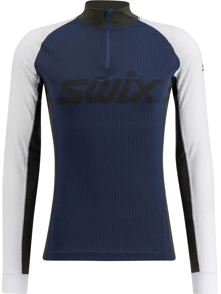 Swix Racex Classic Half Zip M dark navy/bright white (75127) S