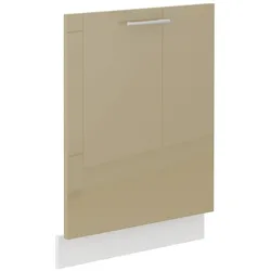 Frontblende Geschirrspüler vollintegriert 60 cm Cappuccino Hochglanz Küche Lara