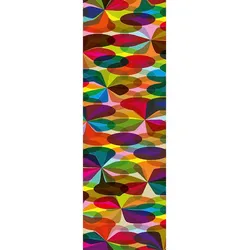 Fototapete ARCHITECTS PAPER "Wheel Of Fortune", bunt, B:1m L:2,8m, Vlies, Tapeten, Grafik Tapete Retro Bunt Fototapete Panel 1,00m x 2,80m