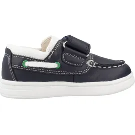 GEOX Jungen B Djrock Boy C Mokassins, Navy/White, 24