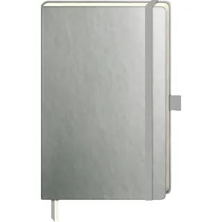 Brunnen Notizbuch Kompagnon Metallic dotted anthrazit