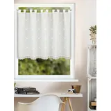 Homing Panneaux HOMING "Taormina" Gr. 1, weiß, B:130cm H:80cm, Polyester, Gardinen, Fertigschal
