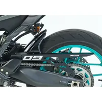 Bodystyle Hinterradabdeckung Sportsline unlackiert für Motorradfelge YAMAHA MT-09 /