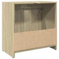 VidaXL Waschbeckenunterschrank Sonoma-Eiche 60x33x60 cm Holzwerkstoff - Braun