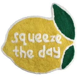 Badematte Zitrone "squeeze the day"