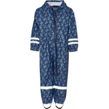 Playshoes Regen-Overall Baustelle allover Blau 80