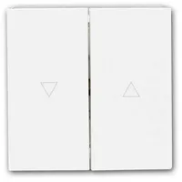 McPower Jalousie-Taster Shallow 250V~/10A, UP, Klemmanschluss, weiß