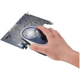 Eschenbach 158620 LED POWERLUX Handlupe mit LED-Beleuchtung Vergrößerungsfaktor: 5 x Linsengröße: (Ø) 58 mm