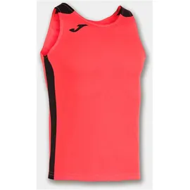 Joma Record II Tanktop Fluorid coral Schwarz, 102222.041.Xs