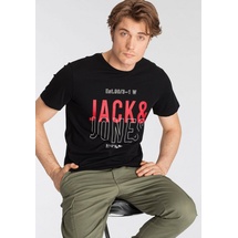 JACK & JONES T-Shirt »KOMPO TEE«, Gr. M (48), schwarz, , 73109564-M