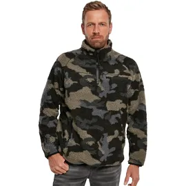 Brandit Textil Teddy Troyer Jacke Dark Camo L