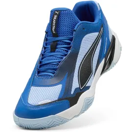 Puma Solarstrike 4 Hallenschuhe Herren mountain blue/puma black/haute tropic/puma white 40,5