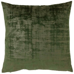 Dekokissen VINTAGE VELVET, Grün, Uni, Samt, 50 x 50 cm