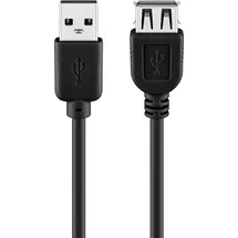 goobay USB-A 1,8 m Schwarz