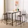 Möbel Kraft Barhocker 4er-Set ¦ braun ¦ Maße (cm): B: 40 H: 71