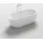 Home Deluxe Codo freistehende Ovalbadewanne 80 x 170 cm
