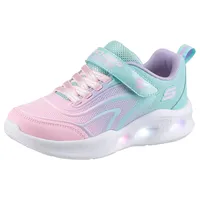 SKECHERS Sola Glow Kinder Hellblau/Multifarben 30