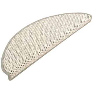 homiuse Treppenmatten Selbstklebend Sisal-Optik 15 STK. 65x25 cm Beige Treppenstufen Matten Modern Stufenteppich Stufenmatten Innen Treppenstufen Antirutsch Treppenstufen Schutz Komfortabel & Warm