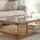 Tulup Tischplatte Transparent, Glas, Rechteckig, 80x0.4x60 cm Esszimmer, Tische, Esstische, Tischsysteme, Tischplatte