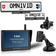 omnivid Kabelloses Rückfahrsystem Solar5 Duo mit 2 Kameras