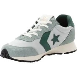 Sneaker CONVERSE "CONVERSE OMEGA TRAINER", Gr. 37,5, mountain teal, rainwashed grau, Leder, sportlich, Schuhe