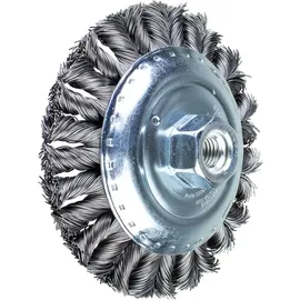 Pferd TOOLS COMBITWIST Kegelbürste gezopft KBG Ø 125x15 mm M14 Stahl-Draht-Ø 0,50mm Winkelschleifer