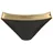 LASCANA Bikini-Hose Damen Schwarz/Goldfarben 42