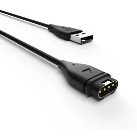 FIXED USB-A Charging Cable, for Garmin Smartwatch Black