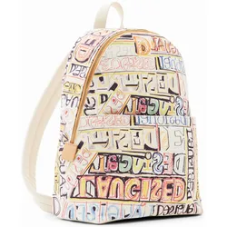 Desigual Damen Rucksack Lettering Mariscal Mombasa bunt
