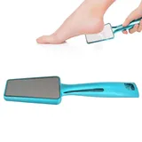Fußraspel Pediküre, doppelseitig gefrostet wasserdicht Nano-Glas Fußpflege mit konvexer Punktreibung für Callus und totes Haut entfernen