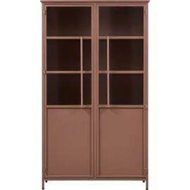 Woood Vitrine Exhibit 99 x 44 x 170 cm Braun