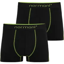 Normani Stanley Boxershorts grün / schwarz XXL 2er Pack