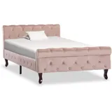 vidaXL Polsterbett 100 x 200 cm Rosa