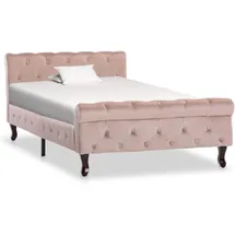 vidaXL Polsterbett 100 x 200 cm Rosa