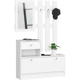Akord Wandgarderobe Akord Weiß