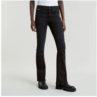 G-Star 3301 Flare Fit Jeans Worn In Black Vortex
