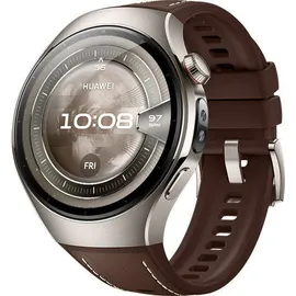 Huawei Watch 5 46 mm dunkelbraunes Kompositarmband
