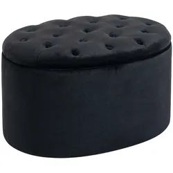 HOMCOM Sitzbank Samtartiges Polyester, Schaumstoff