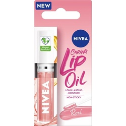 Nivea, Lippenpflege, Caring Lip Oil Rose Lip Oil 5.5 Ml (Öl, 5.50 ml)
