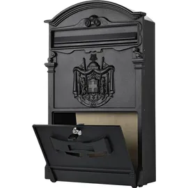 MuCoLa Wandbriefkasten Schwarz