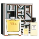 Hermès Terre d'Hermès Parfum 75 ml + Parfum 15 ml + Shower Gel 40 ml Geschenkset