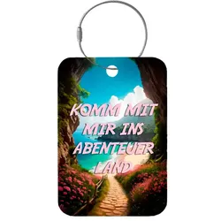Tag-It Gepäckanhänger  9 cm - Abenteuerland - Bunt
