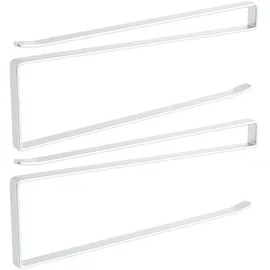 Intirilife 2x Papierrollenhalterung in Weiß - Z-Form, in Gr.: onesize